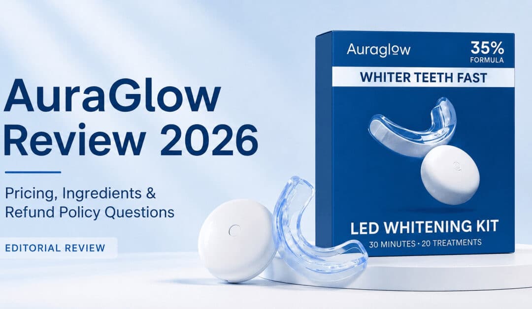 AuraGlow Teeth Whitening Kit Review 2026: Hiding Your Smile in Photos? Could This $48 LED Kit Be Your At-Home Upgrade?